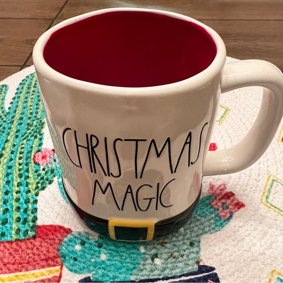 Rae Dunn CHRISTMAS MAGIC Mug Buckle Belt, RARE mug - Picture 2 of 9